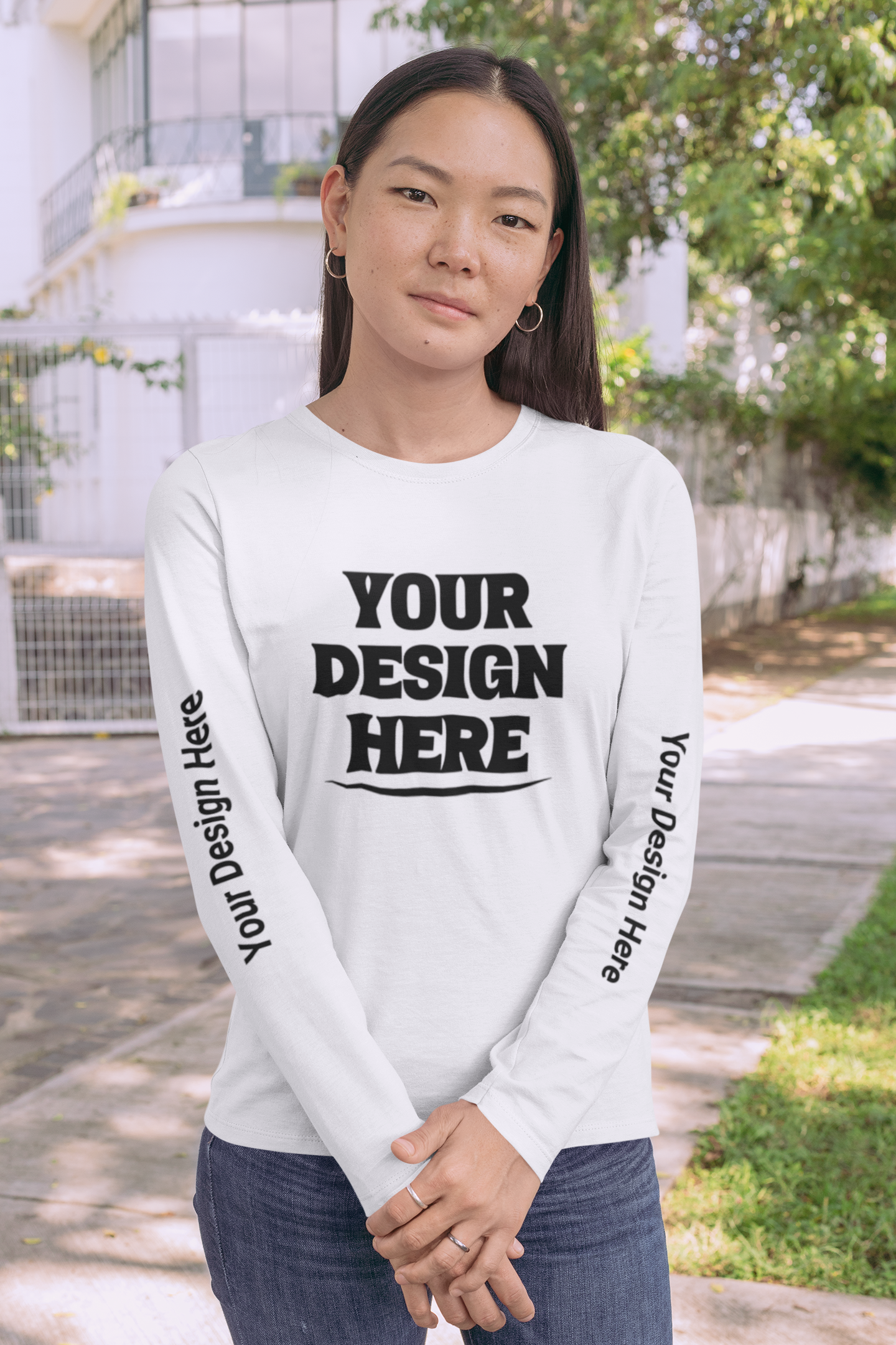 Custom Long Sleeve T- Shirts for Unisex Adults
